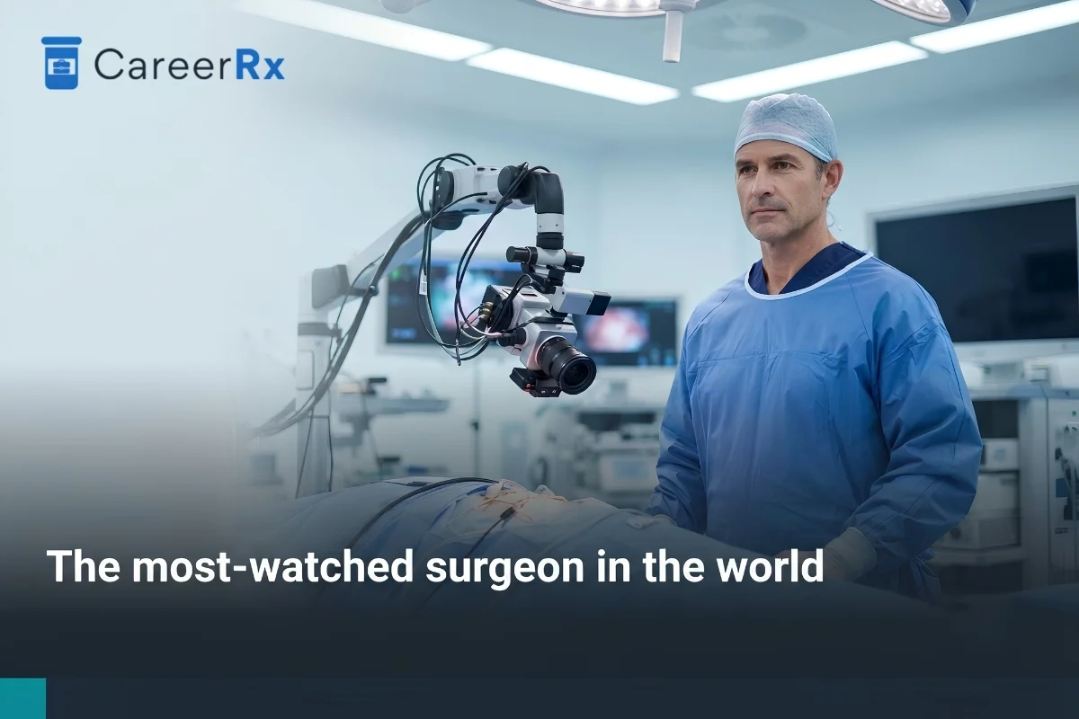 The most-watched surgeon in the world