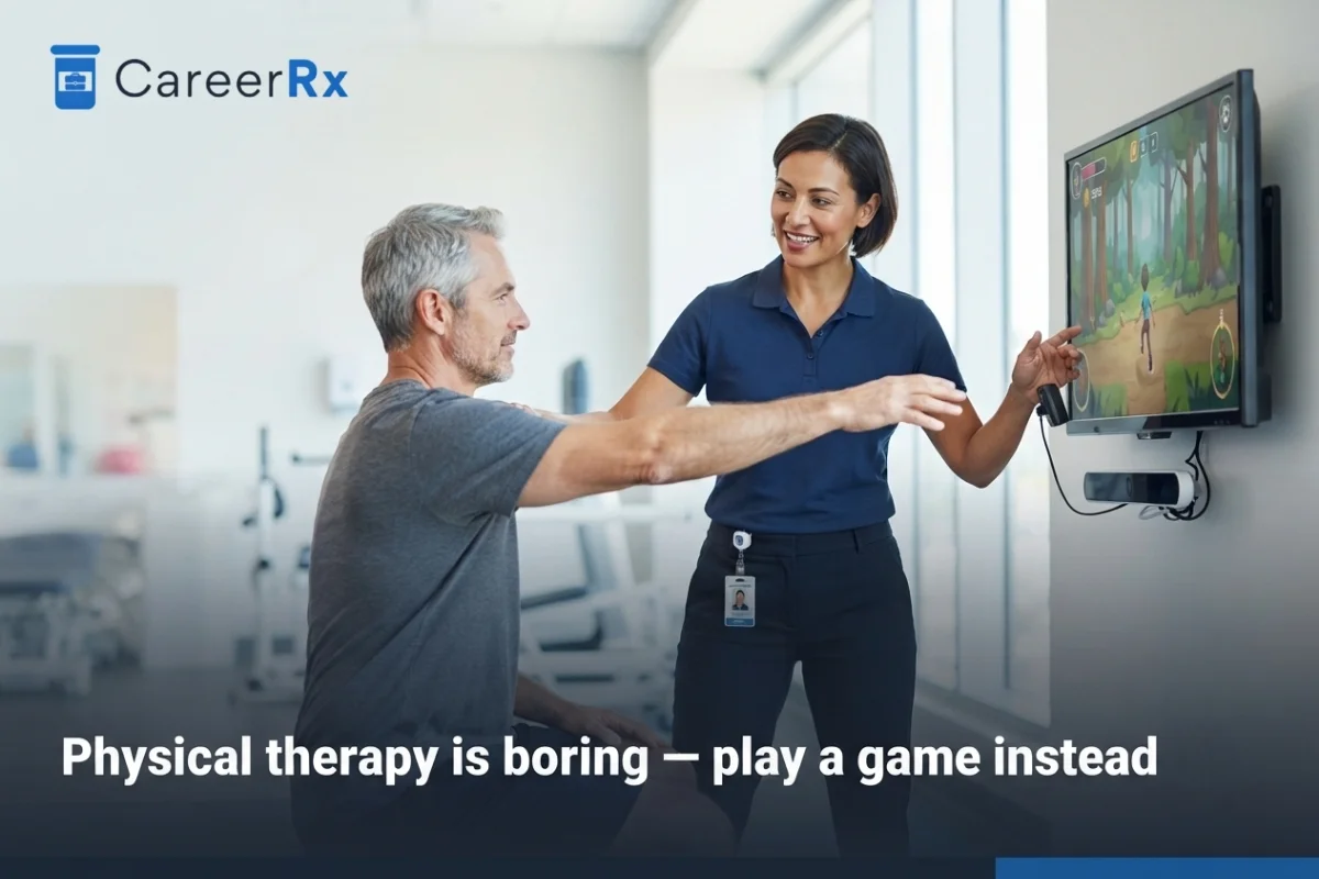 Physical therapy is boring — play a game instead