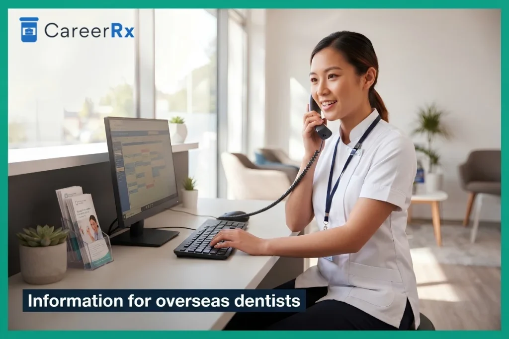 Information for overseas dentists